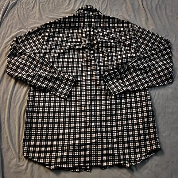 L.L. Bean Men's Plaid Wrinkle-Resistant Button-Down Shirt Size Large Regular - Picture 2 of 5